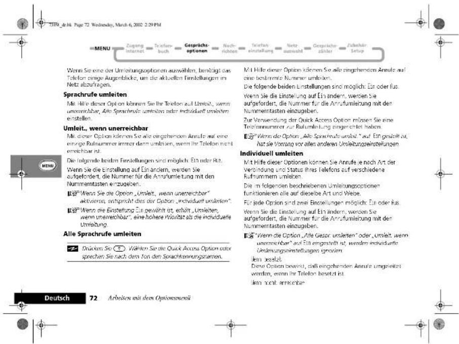 MOTOROLA L7389 - Serviceliste anzeigen - 134