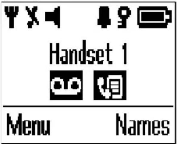 Handset 1 Menu Names