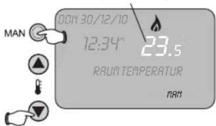 HONEYWELL Homexpert THR872CBG - Betriebsmodi (auto, manuell, aus) - 2