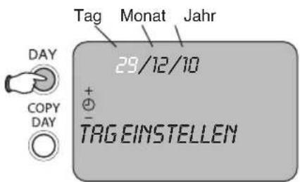 HONEYWELL Homexpert THR872CBG - Datums-/Uhrzeiteinstellungen - 1