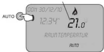 HONEYWELL Homexpert THR872CBG - Betriebsmodi (auto, manuell, aus) - 1