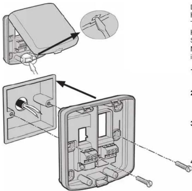 HONEYWELL Homexpert THR872CBG - Empfänger-Box installieren - 1