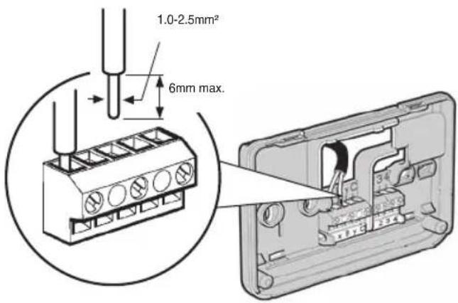 HONEYWELL Homexpert THR870CBG - System-Verkabelung anschließen - 1