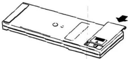 DENON DRA-95VR - Einlegen der Batterien - 3