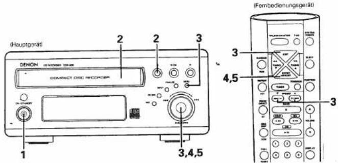 DENON CDR-M30 - Alle Titel löschen - 1