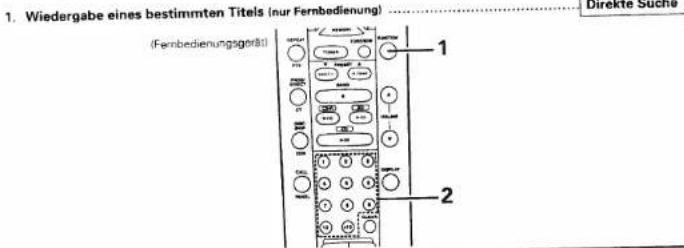 DENON CDR-M30 - VERSCHIEDENE WIEDERGABEFUNKTIONEN - 1