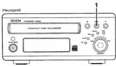 DENON CDR-M30 - Vorübergehendes Stoppen der Wiedergabe - 1