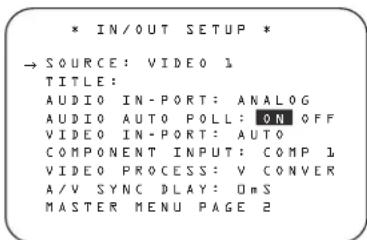 HARMAN KARDON AVR 445 - Ein-/Ausgänge konfigurieren - 1