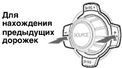 Для нахождения предыдущих дорожек SOURCE