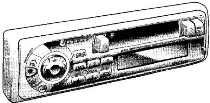PANASONIC CQ-RD105 - Stromversorgung und Klangregler - 1