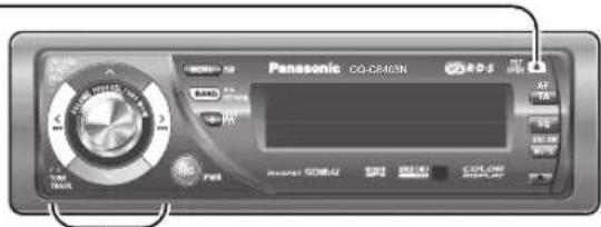 PANASONIC CQ-C8403 - Wahl der PTY-Anzeigesprache - 4