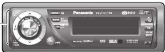 PANASONIC CQ-C8403 - Wahl des Wiedergabemodus - 1