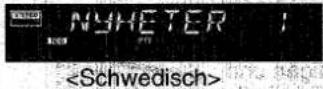 PANASONIC CQ-FX65 - Umschalten der Sprache der PTY-Anzeige - 2