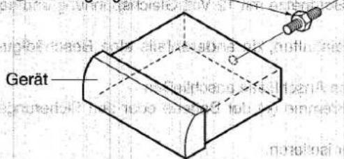 PANASONIC CQ-FX65 - Die Rückseite des Gerätes sichern. - 1
