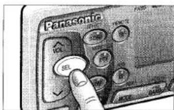 PANASONIC CQ-FX65 - Wechseln der Audio-Betriebsart - 2