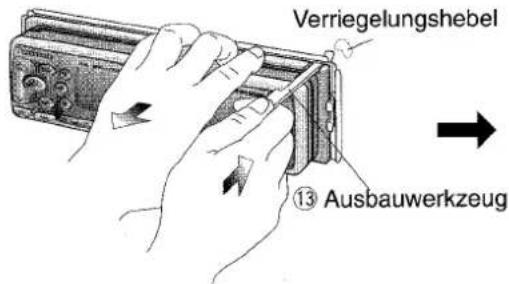 PANASONIC CQ-FX65 - Entfernen des Gerätes - 2