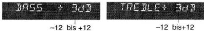 PANASONIC CQ-FX65 - Bässe und Höhen - 1
