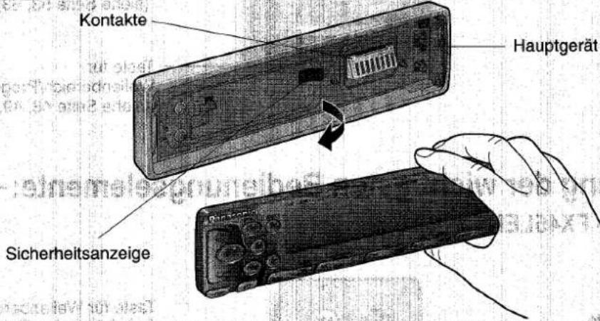 PANASONIC CQ-FX65 - Abnehmen des abnehmbaren Bedienteils - 2