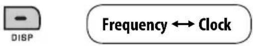 DISP Frequency ↔ Clock