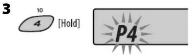 3 10 4 [Hold] P4