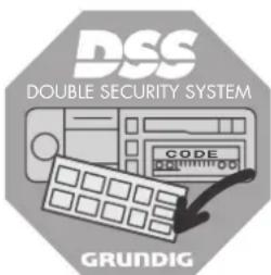 DSS DOUBLE SECURITY SYSTEM CODE GRUNDIG