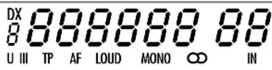 DX 8888888 88 U III TP AF LOUD MONO OD IN