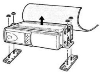 GRUNDIG MCD 36 - Verfahren für die Montage auf dem Teppich (horizontale Position) - 3