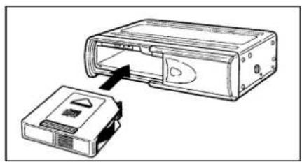 GRUNDIG MCD 36 - Einsetzen des Magazins - 2