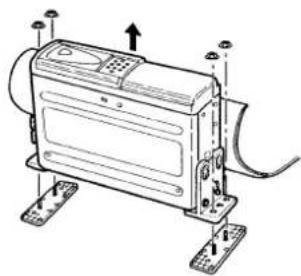 GRUNDIG MCD 36 - Verfahren für die Montage auf dem Teppich (vertikale Position) - 3