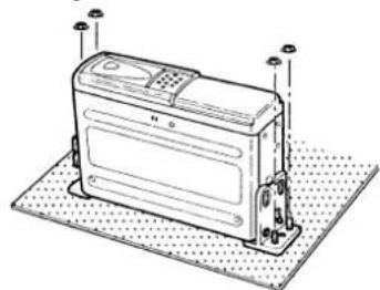 GRUNDIG MCD 36 - Verfahren für die Montage auf dem Teppich (vertikale Position) - 5