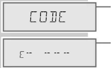 CODE E- - - - -