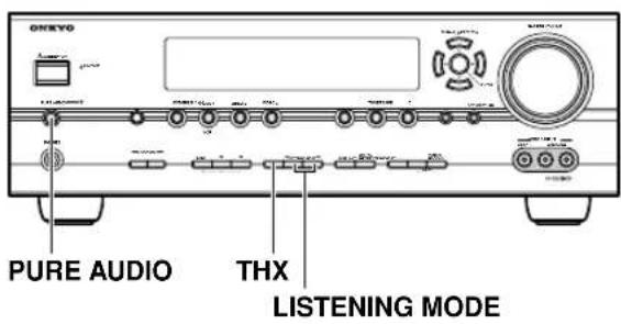 ONKYO SKM-940S - Selecting Listening Modes - 1