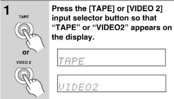 ONKYO SKM-940S - Changing the Input Display - 2
