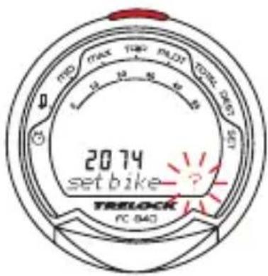2074 set bike TRELOCK FC 840