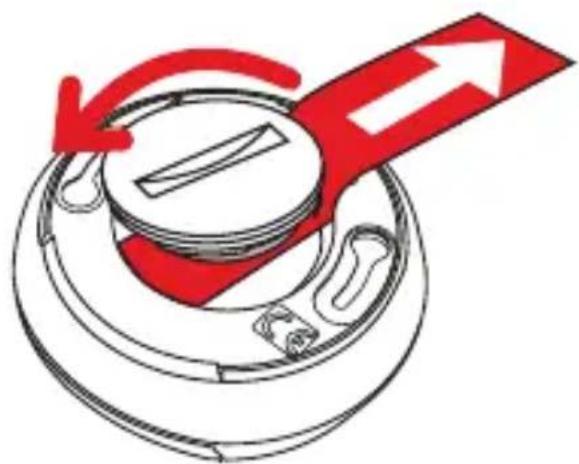 TRELOCK FC 845 - Insertion of batterie 2.1 Sensor - 1
