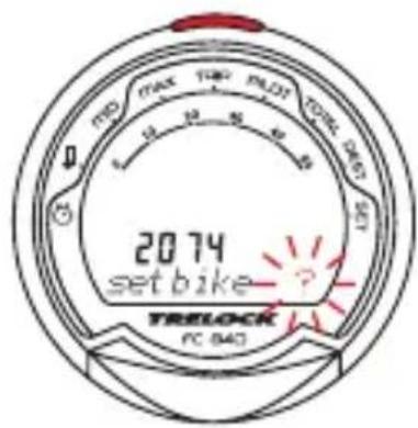 2074 set bike TRELOCK FC 840