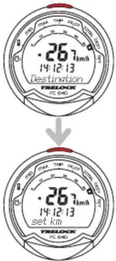 267 km/h 14:12:13 Destination TRELOCK FC 040 267 km/h 14:12:13 set km TRELOCK FC 040