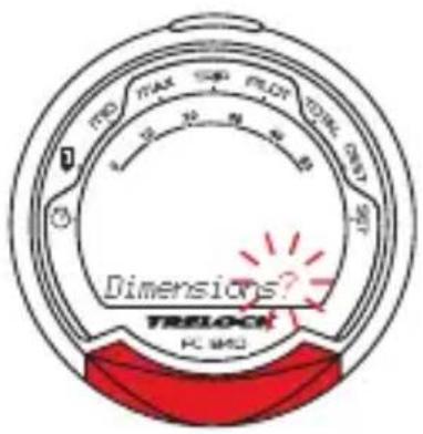 TWO MAX SP PLOT TIME OFF 12 10 9 8 7 6 5 4 3 2 1 Dimensions? TRELOCK K.WG
