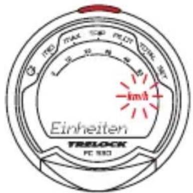 GND MAX SOD PLOT TIME 1 2 3 4 5 km/h Einheiten TRELOCK FC SSD