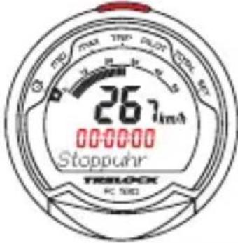 26 7km/h 00:00:00 Stoppuhr TESLOCK FC 500