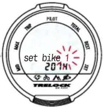 TRELOCK BB 4000 - Wahl zwischen km/h und m/h und zwischen °C und °F - 2
