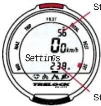 56 0.0km/h Settings 238. ST ST-LOCK Bis 4000