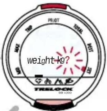 PILOT TRISLOCK TRISLOCK weight kg? SB 4000