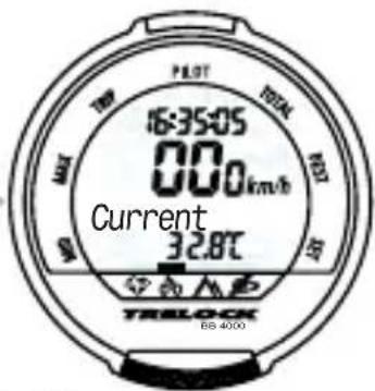 16:35:05 000km/h Current 32.8°C TRELOCK BB 4000