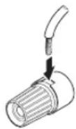 KENWOOD KRF-V8090D - Anschließen der Lantsprecherkabel - 3