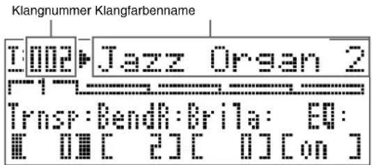 CASIO Privia PX-3S - Zum Wählen einer Klangfarbe - 2