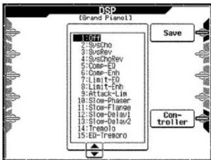 CASIO MZ-2000 - Im DCO-Menü wählen Sie Envelope (Hüllkurve), wenn Sie die Einstellungen des Hüllkurvengenerators ändern möchten. - 3