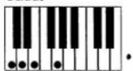 CASIO MZ-2000 - Akkorde mit Grundtonposition (23 Typen) - 19