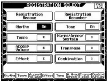 CASIO MZ-2000 - Kopieren der Daten im Registrations- speicher - 2
