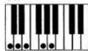CASIO MZ-2000 - Akkorde mit Grundtonposition (23 Typen) - 21